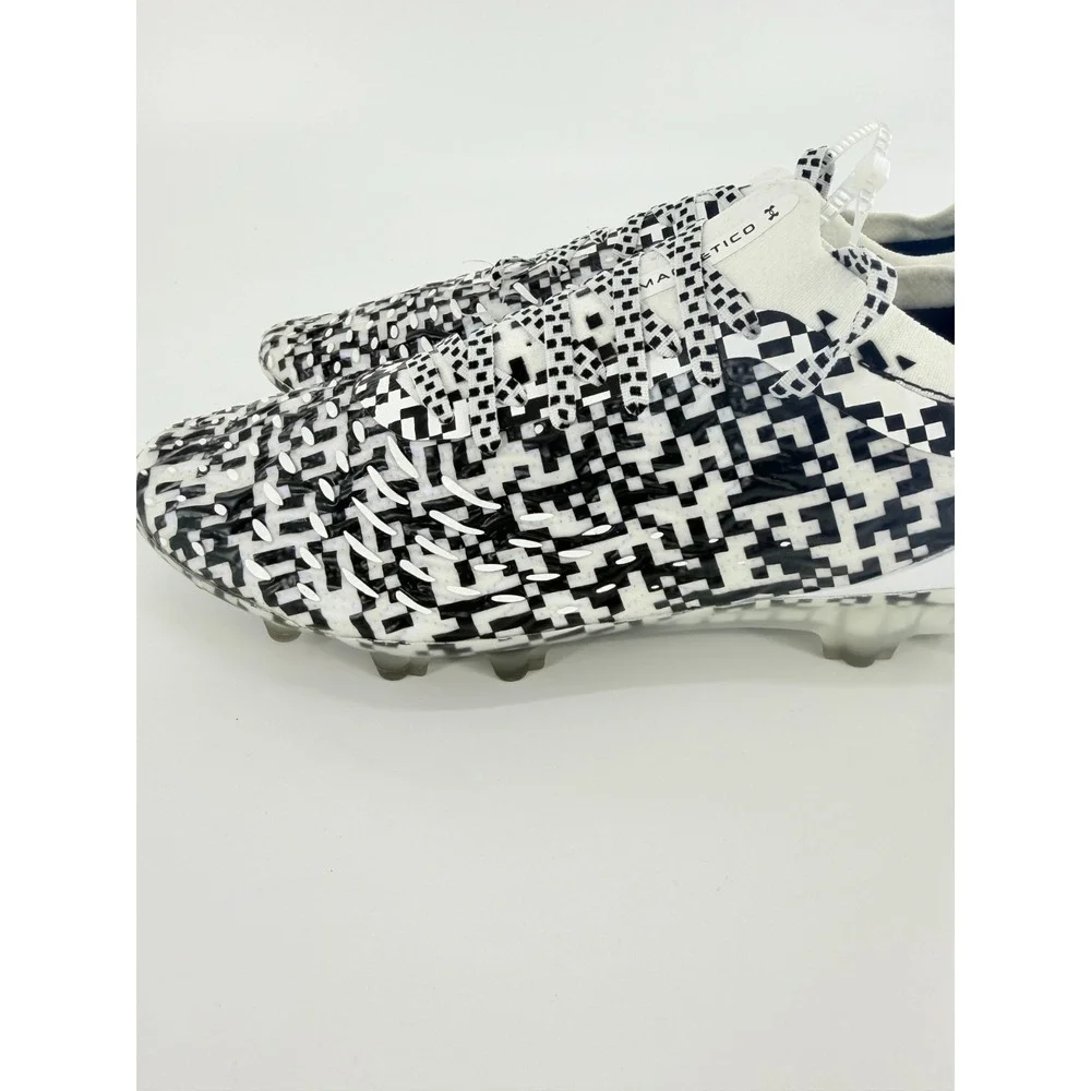 Under Armour UA Magnetico Elite 5‎ FG 6000544-002 Black/White/Black 2025 Sz 10.5